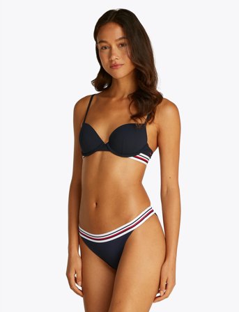 Tommy Hilfiger Cheeky Bikini - Navy - S