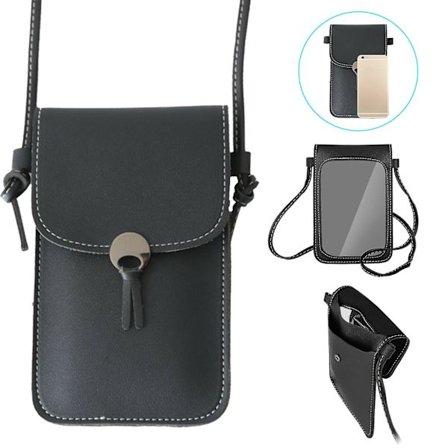Dam Cellphoneväska Plånbok Messenger Axelremsväska Crossbody Väska