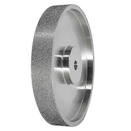 CBN Slipeskive, 6 tommer diameter x 1 tomme bred, med 1/2 tomme arbor, diamantslipeskive egnet for sliping