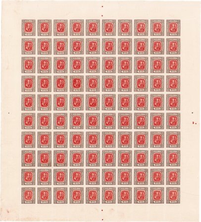 Island - AFA 50 - Postfrisk helark