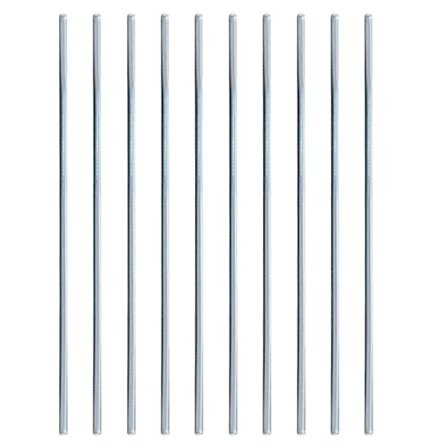 10 stk flusskjernede stenger aluminiumsveisetråd praktisk metall