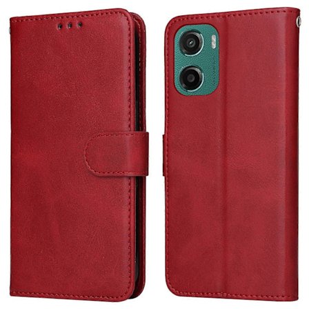 Kompatibel med Motorola Moto G05 4G E15 4G Lommebokdeksel PU Lær Folio Flip Telefondeksel