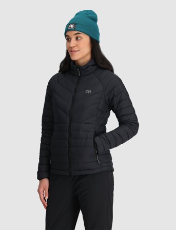 Outdoor Research W Transcendent Jkt - Black - L