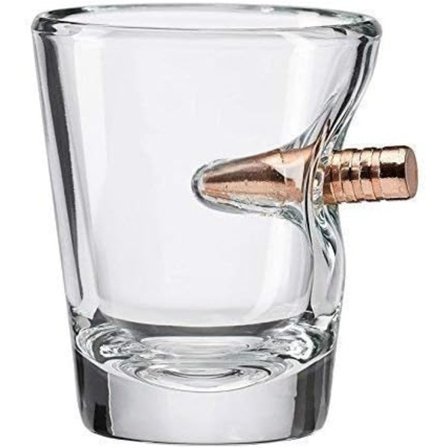Shot Glass med kuledesign - 2oz | 55ml 5*6cm Klar