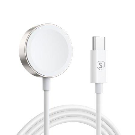 SiGN Magnetisk USB-C Laddare för Apple Watch, 2.5W, 1.2m - Vit