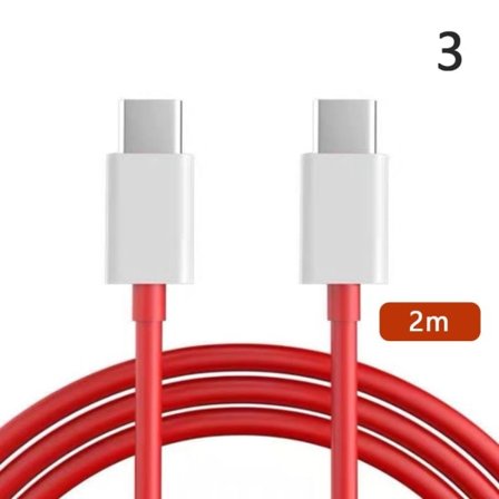 Bärbar original Oneplus 8tpro Warp Charge Type-C Dash-kabel 2M