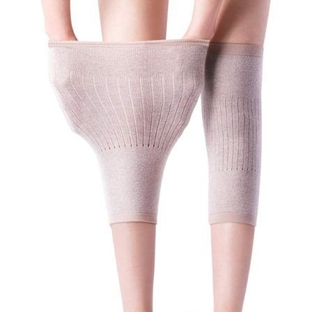 2 kpl talvisia naisten joustavia polvisiteitä, joustava liukumaton neulottu polvituki, polvisuoja, polvituki, säärystin, jalkojen lämmitin, 