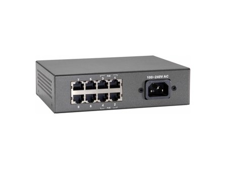 LEVELONE FEP-0812 - switch - 8 porter - ikke-styrt - rackmonterbar