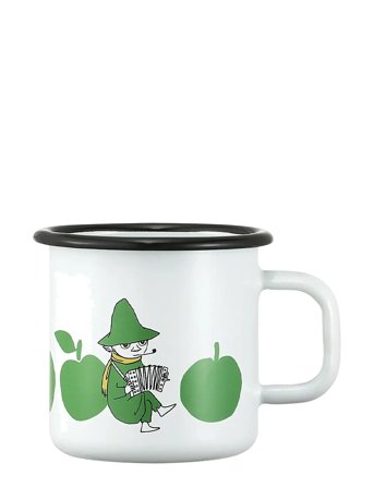 Muurla | Moomin Enamel Mug Joyfull Apples 3,7Dl | 370 ML