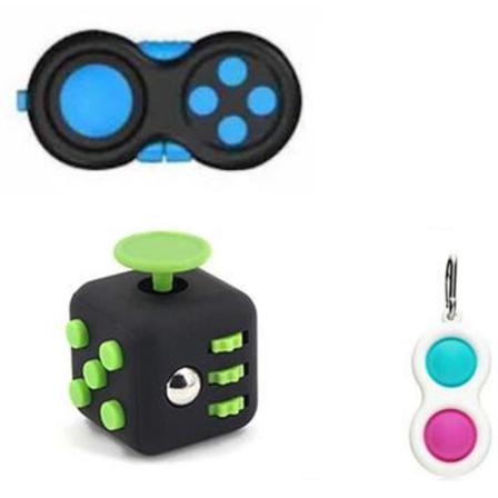 PRO-set - 3-pack Fidget Toys Set för barn och vuxna NYTT