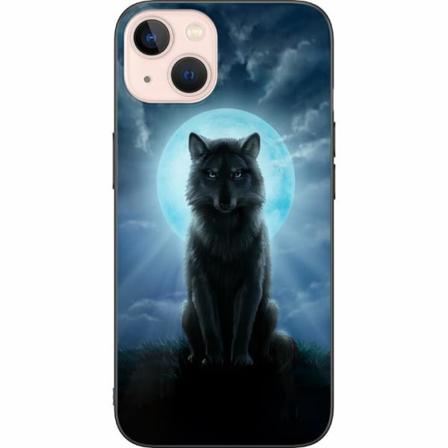 Apple Iphone 14 Svart Skal Wolf In The Dark