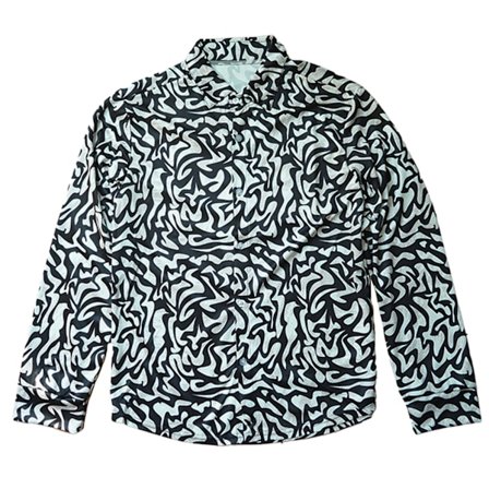 3d digital print langærmet eksotisk skjorte Halloween Cosplay kostume til mænd