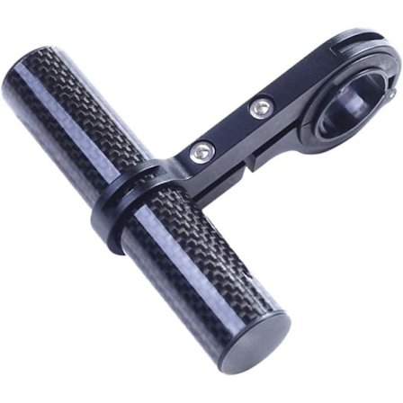 Pyörän ohjaustangon jatke, 10 cm alumiiniseos hiilikuitu, ZQKLA