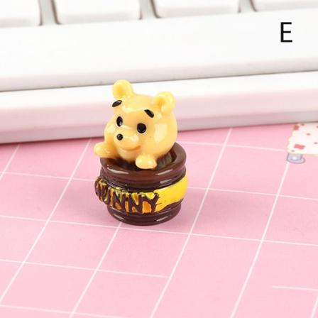 1 kpl Dollhouse Miniature Pot Animal Dog Duck Bear Micro Landsca E