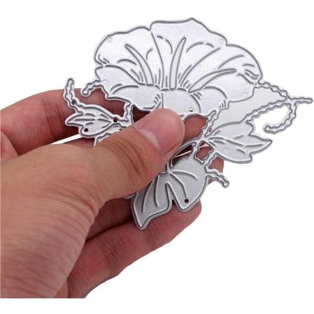 En Ipomoea nil stansdie för albumklippkort DIY prägling