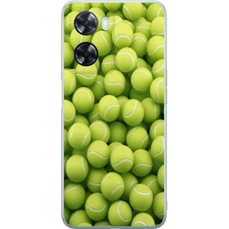 Kompatibel Mobilcover til OnePlus OnePlus Nord N20 SE Mønster af grønne tennisbolde i høj detalje, sporty motiv med gentagende tekstur og stærke f