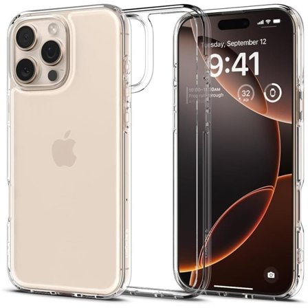 Spigen Ultra Hybrid iPhone 16 Pro kotelo - kirkas