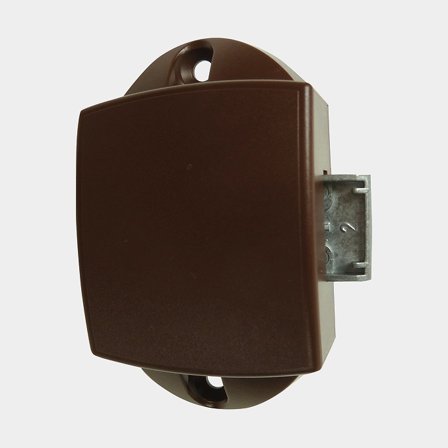 Låsbox plast brun, stor