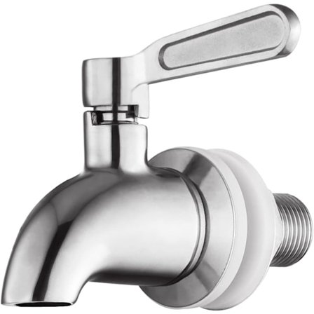 Rustfritt stål tappekran for drikkedispenser, erstatning metall tappekran for drikkedispenser