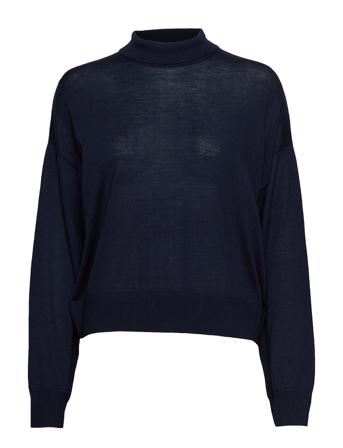 Kleo Turtleneck 11265 Turtleneck Polotröja Marinblå Samsøe Samsøe