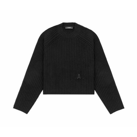 Axel Arigato Wise Slit Rib Sweater Sort, Dame