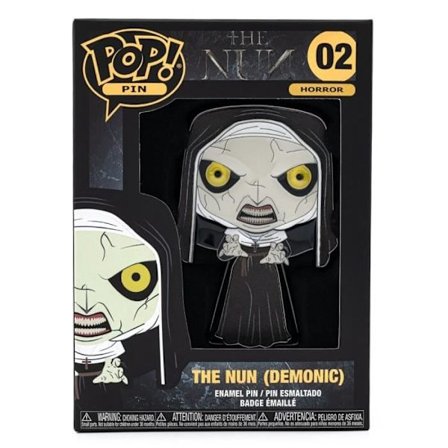 Funko POP! The Nun - Suurikokoinen Pin's Nun (Demoninen) #02 Suuri emali