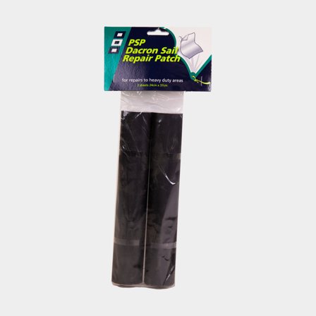 Sail repair patches PSP Dacron, 24 x 37 cm, black, 2-pack