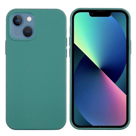 Kompatibel med iPhone 13 mini Flytande Silikon Telefonskydd Skal --lingling}