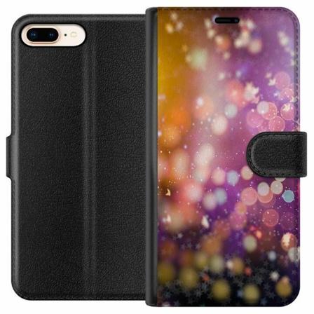 Apple Iphone 8 Plus Plånboksfodral Glitter