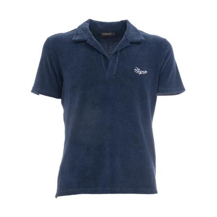 Ermenegildo Zegna, Ciniglia pole Blauw, Heren, Maat:S