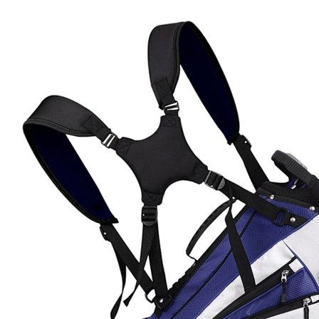 Golf Bag Stropper Udskiftning Komfort Dobbelt Skulder Justerbare Stropper Nylon Rygsæk Stropper Golf Tilbehør Holdbart