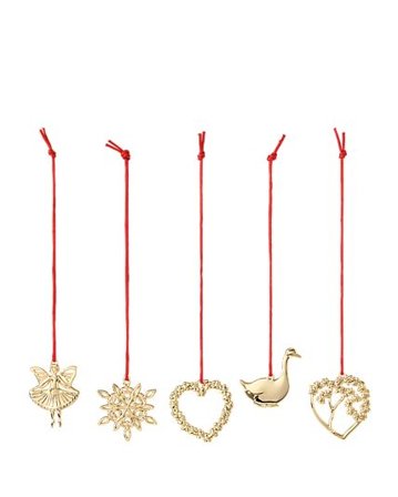 Julepynt 2022 4.5CM Forgylt 5