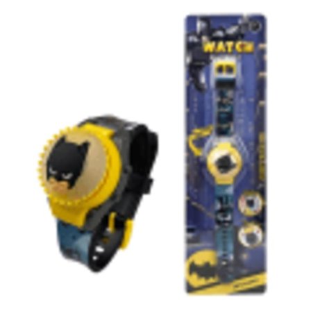 Børne 3D tegneserie ur blinkende lysende top flip ur batman