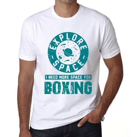 T-shirt herr Utforska utrymmet Jag behöver mer utrymme för boxning – Utforska utrymmet Jag behöver mer utrymme för boxning – T-shirt