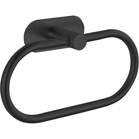 Håndkleholder, selvklebende håndkleholder i rustfritt stål for bad, veggmontert moderne rund håndklehenger, rustsikker