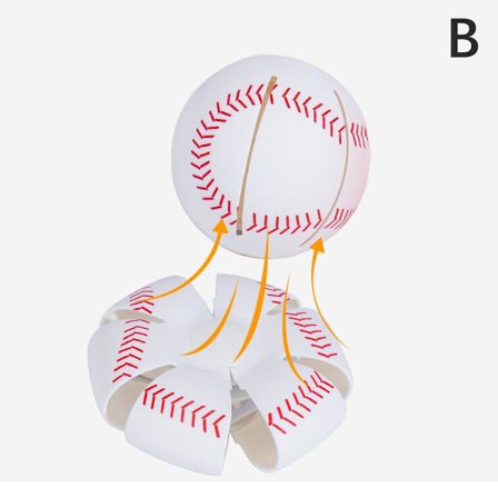 Flygende UFO Flat Kasteplate Ball Magisk Ball Leketøy Barn Utendørs Blå