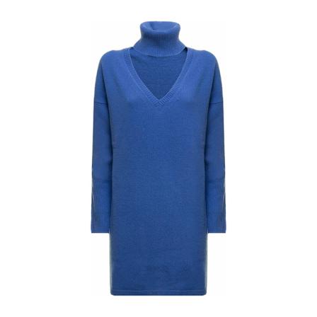 Federica Tosi Knitted Kjole Blå, Dame