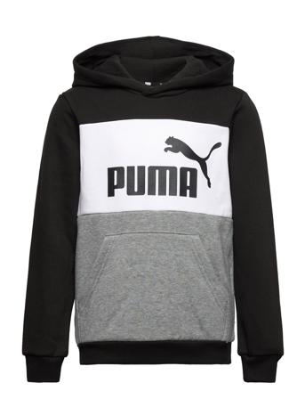 Ess+ Colorblock Hoodie Fl B Patterned PUMA