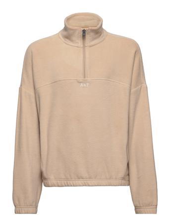 Kids Girls Sweatshirts Beige Abercrombie & Fitch