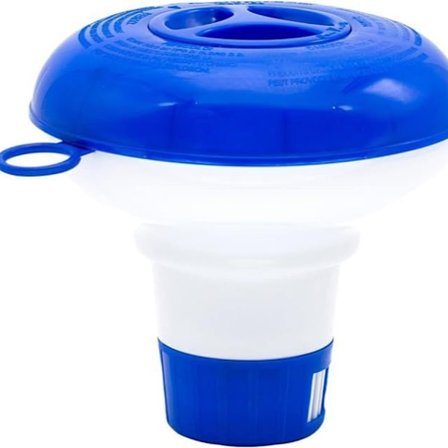 Klordispenser til pool, flydende mini spa kemisk dispenser klor til spa boblebad oppustelig pool