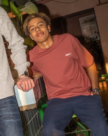 MAGGIORE Relaxed Print T-shirt Rød T-shirts Dreng - Kids Brand Store