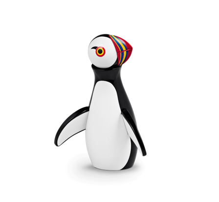 Kay Bojesen Lundefugl Malt bøk H13,5