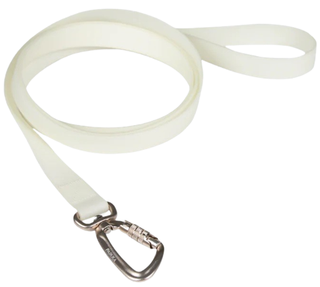 PAIKKA Glow Leash talutushihna, 2x180 cm, White