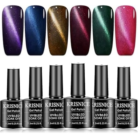 semi Permanent Nail Polish 3D Magnetic Gel Cat Eye