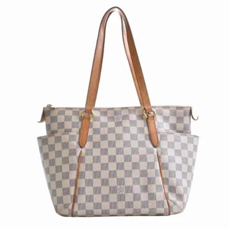 Louis Vuitton Vintage Pre-owned Canvas louis-vuitton-Väska vit, Dam Vintage Väskor, Dam, Storlek: ONE SIZE