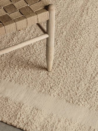 Gunde Rug - Beige 160X230 Scandinavian Style