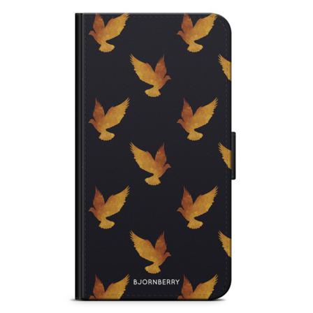 Bjornberry Plånboksfodral Iphone 12 Pro - Guld Duvor