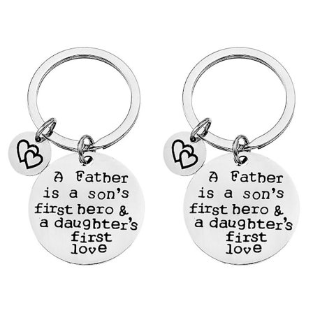 2 stk. Kreative nøgleringe Betydningsfuld nøgleholder Unik nøglering Nøgledekoration Fars dags gave til mænd