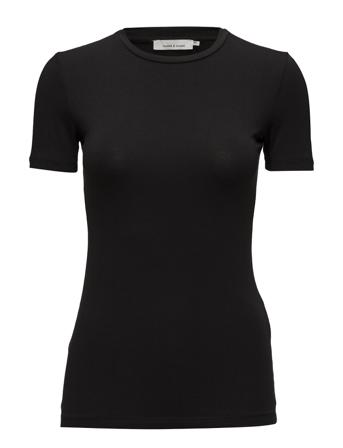 Ester Ss 265 T-shirts & Tops Short-sleeved Musta Samsøe Samsøe