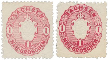 Tyskland stater 1863/1866 - MICHEL 16a+b - Postfrisk